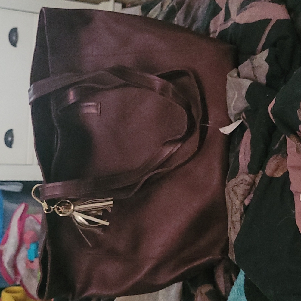 Magenta tote bag 👜